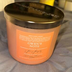 Bath & Body Works: 14.5 Oz 3-wick Candle: Gwen’s Note